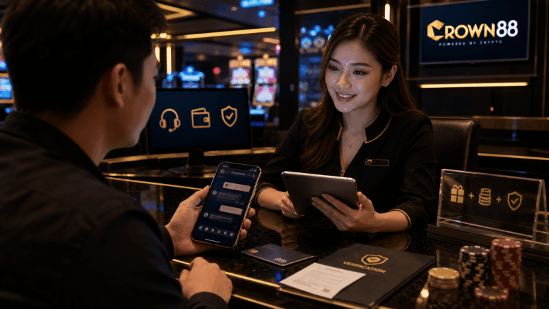 Crown88 login checklist live chat support